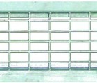 Водоотводная решётка сварная ячеистая DN100 оцинкованная класс нагрузки B125 1000х135х20 (31031В)