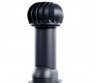 Роторная вентиляция для готовой мягкой и фальцевой кровли RAL 9005