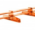 Снегозадержатель трубчатый BORGE для кровли из  металлочерепицы, профнастила, материалов на основе битума 3м RAL8004