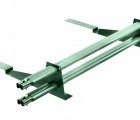 Снегозадержатель трубчатый BORGE для кровли из композитной черепицы 1м RAL6001