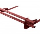 Снегозадержатель трубчатый BORGE для гибкой черепицы 1м RAL3011