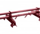 Снегозадержатель трубчатый BORGE для профнастила Н-60, Н-75 3м RAL3003