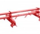 Снегозадержатель трубчатый BORGE для профнастила Н-114 3м RAL8004