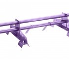 Снегозадержатель трубчатый BORGE для профнастила Н-60, Н-75 3м RAL4005