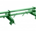 Снегозадержатель трубчатый BORGE для профнастила Н-60, Н-75 3м RAL6001