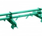Снегозадержатель трубчатый BORGE для профнастила Н-60, Н-75 3м RAL6001