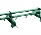 Снегозадержатель трубчатый BORGE для профнастила Н-60, Н-75 3м RAL6001