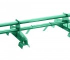 Снегозадержатель трубчатый BORGE для профнастила Н-60, Н-75 3м RAL6001