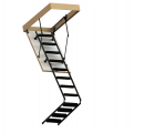 Чердачная лестница Oman METAL T3 3-х секционная 55х120х280