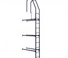 Лестница фасадная BORGE, верхняя секция, 2,7 м RAL9005