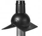 Krovent Pipe-cone коньковый выход канализации черный