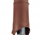 Выход канализации 125/100 изол./500 Krovent Pipe-VT IS коричневый