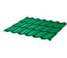 Металлочерепица МЧ2 Стандарт 0.4 RAL6029 зеленая мята