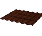 Металлочерепица МЧ2 Стандарт 0.45 RAL8004 коричневая медь