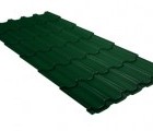 Металлочерепица квинта плюс Grand Line 0,5 PurLite Мatt RAL 6005 зеленый мох