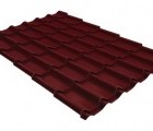 Металлочерепица классик 0,45 Drap ST RAL 3005 красное вино