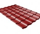 Металлочерепица кредо 0,5 Rooftop Matte RAL 3011 коричнево-красный