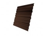 Профнастил С10R Grand Line 0,5 GreenCoat Pural BT RR 887 шоколадно-коричневый (RAL 8017 шоколад)