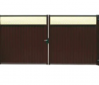 Ворота Эстет Плюс 2,4х3,6 RAL 8017/8017