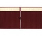 Ворота Эстет Плюс 2,4х3,6 RAL 3005/1014