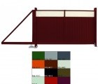 Ворота откатные Estet Plus 2,0х4,5 RAL RR 32/RR32