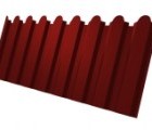 Профнастил С20А фигурный 0,5 Satin RAL 3011 коричнево-красный