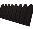 Профнастил С10B фигурный 0,45 Drap ST RAL 9005 черный