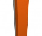 Стойка жалюзи Milan,Tokyo 0,45 PE с пленкой RAL 2004 оранжевый