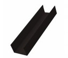 Стойка жалюзи Milan,Tokyo 0,45 Drap ST RAL 9005 черный