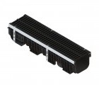 Лоток водоотводный PolyMax Drive DN200 h217 с решеткой щелевой чугунной ВЧ кл.С250 (к-т)