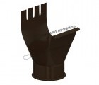 Воронка выпускная МП Foramina Freeze D125/100 DarkBrown