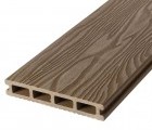 Террасная доска 3D TalverWood 150*25*6000 орех брашированная двусторонняя (текстура-вельвет) 