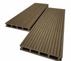 Террасная доска AIWOOD 150*25*4000 орех брашированная двусторонняя (текстура 3D-Вельвет)
