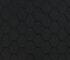 Гибкая черепица Docke Шестигранник &quot;Черный&quot;