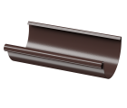 Желоб водосточный полукруглый D125 3 м Docke Stal Premium Шоколад