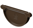Заглушка желоба D125 Docke Premium Stal Каштан