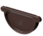 Заглушка желоба D125 Docke Premium Stal Шоколад