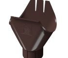Воронка желоба 125/90 Docke Premium Stal Шоколад