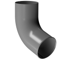 Отвод трубы D90 Docke Premium Stal Графит