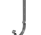 Карнизный крюк для желоба длинный D125 Docke Premium Stal Графит