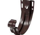 Карнизный кронштейн D125 (штампованный) Docke Premium Stal Шоколад