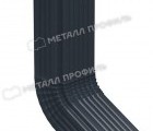 Труба водосточная с коленом МП Бюджет 76х102х3000 (7024)