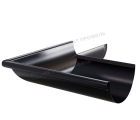 МП Foramina PUR Угол желоба наружный D125х100 PURMAN BLACK EDITION (9005)