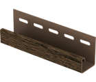 J-планка Ю-Пласт Хокла Щепа S-Lock Каштановый