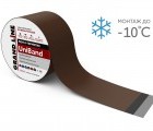Лента герметизирующая Grand Line UniBand самоклеящаяся 10мх15см RAL 8017 коричневая