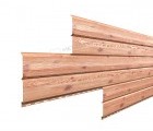 Сайдинг Lбрус-15х240 (ECOSTEEL_T-12-Золотой Орех-0.45)