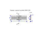 Водоотводная решётка чугунная щелевая DN100 класс нагрузки B125 500х136х15 (31013В)
