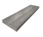 Террасная доска MasterDeck Massive вельвет и тиснение под дерево Серый 3м