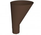 Воронка водосборная Vortex Project 150мм RAL 8017 шоколад