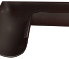 Угол желоба внешний Optima Matt 90гр 125мм RAL 8017